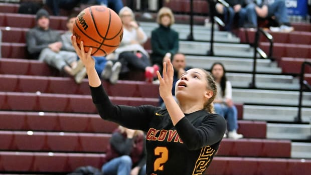 CIF Central Section high school basketball: Clovis West vs. Tualatin girls basketball Oregon POA Holiday Classic from December 30, 2023.